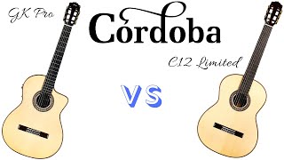 Video thumbnail for Cordoba GK Pro Negra vs Cordoba C12 Limited | Studio Quality (Mark Bouras) by Hollywood Rare Guitars