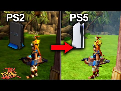Jak and Daxter PS2 vs PS5 Graphics Comparison