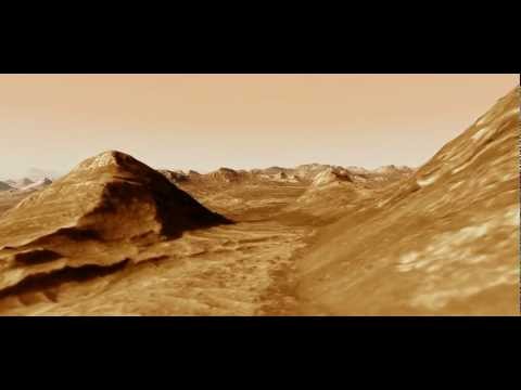 Candor Chasma animation using HiRISE Digital Terrain Model