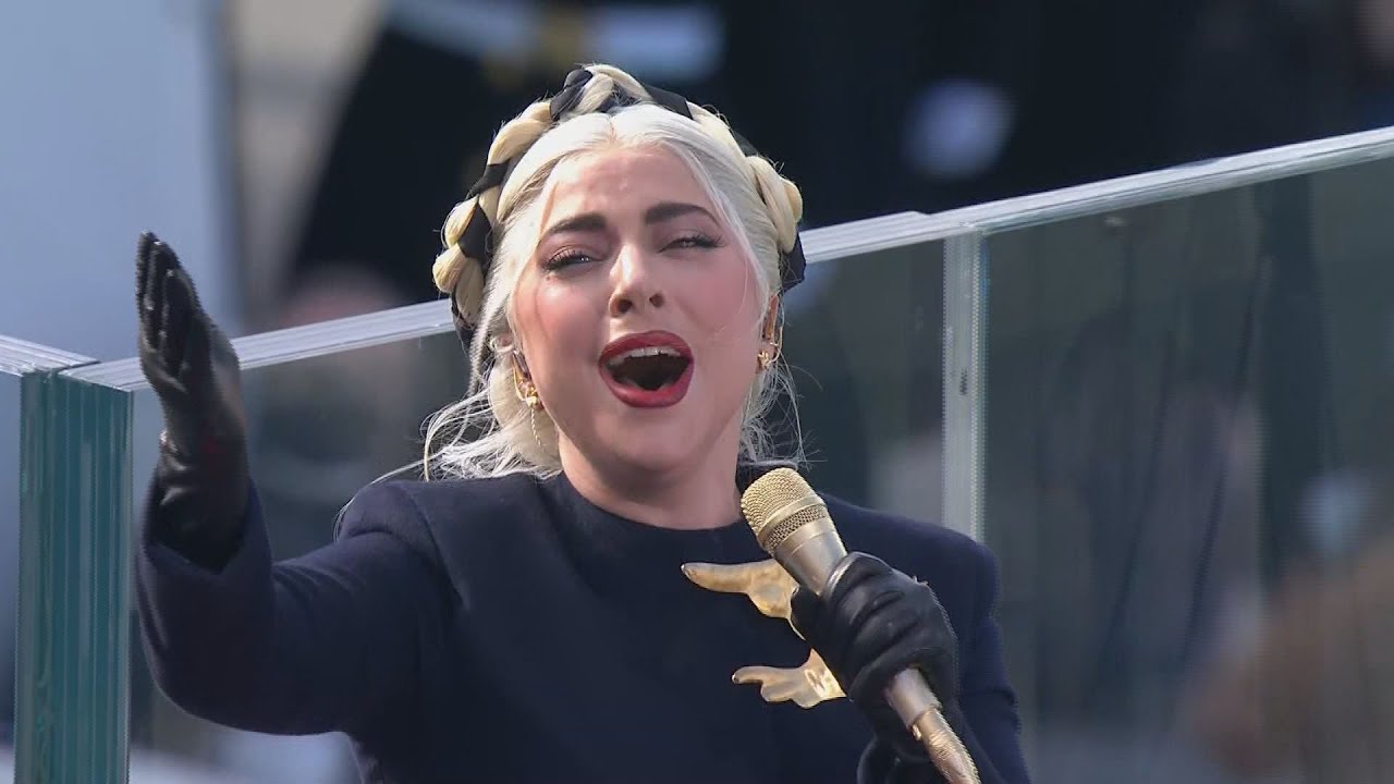 Lady Gaga sings national anthem at Joe Biden inauguration: full video thumnail