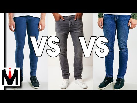 slim v skinny jeans