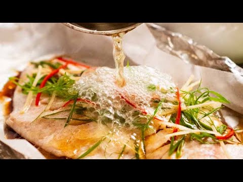Sizzling Ginger Steamed Fish