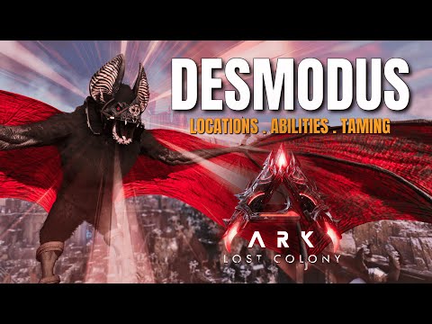 How to Tame Desmodus + Abilities and Locations! | Ark Survival Ascended