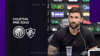 Entrevista | Pré-jogo - Operário x Fluminense - Copa do Brasil - Boschilia