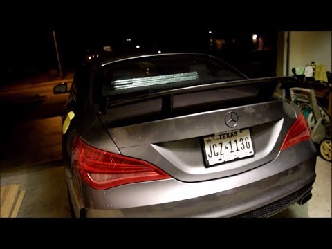 Carbon Fiber Wing install!
