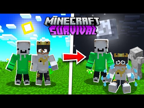 Survival Series Disaster: Playing Minecraft with Friend 😱