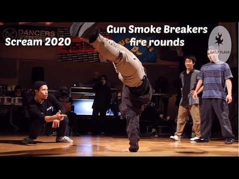 Best of Gun Smoke Breakers crew at Scream grand final. Yosh, Kein, Hiro10, Kamenashi, and Maechon