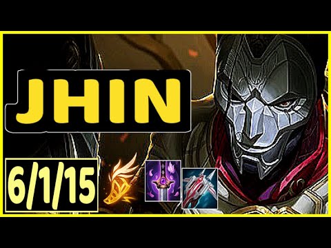 JHIN VS SIVIR - 6/1/15 KDA ADC GAMEPLAY CHALLENGER I