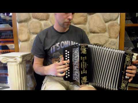 WELT86WCDBG - Black Gold Weltmeister 86W Diatonic Button Accordion C# D MM 21 8 $1199
