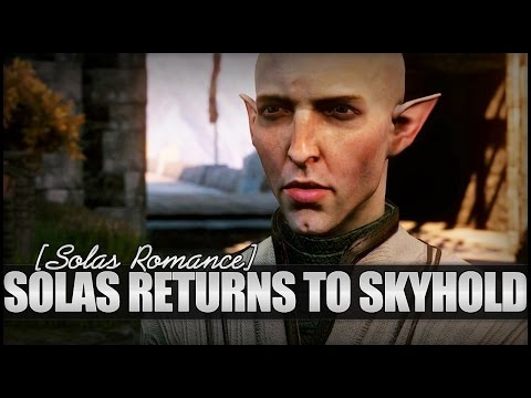 Solas returns to Skyhold [Solas Romance]