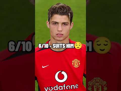 Ranking Ronaldo's Haircuts #football #ronaldo #shorts