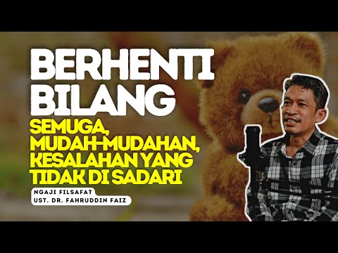 Ngaji Filsafat|Cara Untuk Tetap Tenang, Penyebab Gagal Terwujud (KEINGINAN/HAJAT)-Dr.Fahruddin Faiz