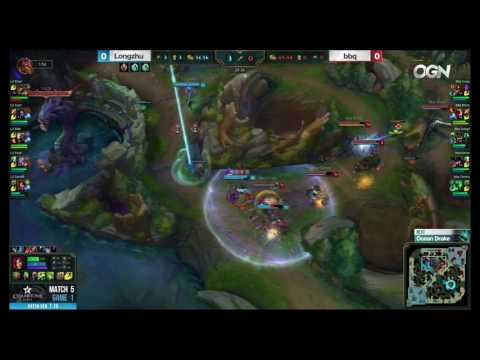 LZ vs BBQ Game 1 - W1D2 - LCK Summer 2017 - Longzhu Gaming vs BBQ Olivers