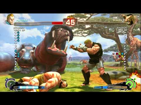 KOG [Zangief] vs pikagoma [Abel] SSF4 Japanese Online Ranked Matches - TRUE-HD
