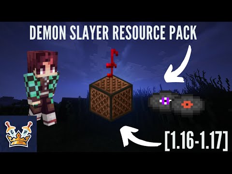 I made a Demon Slayer resource pack [java1.16-1.17+]