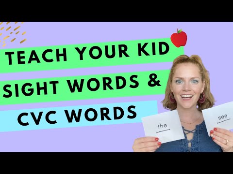 Teach Your Kid Sight Words & CVC Words