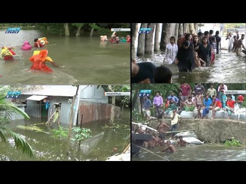 বন্যা পরিস্থিতির কিছুটা উন্নতি