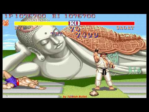 Street Fighter II: The World Warrior (World) (Arcade) - (Longplay - Ryu | Hardest Difficulty)