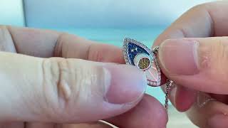 Sterling Silver Evil Eye Necklace