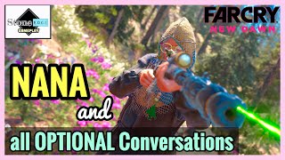 Far Cry New Dawn - Nana Talks To All GUNS FOR HIRE / COMPANIONS