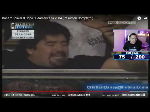 FINAL SUDAMERICANA 2004 BOLIVAR VS BOCA