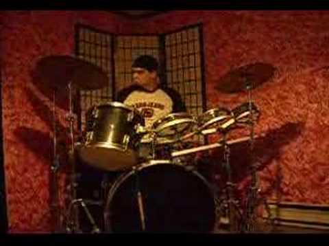 Jeff Grenier from Sudbury on drums