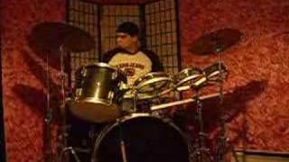 Jeff Grenier from Sudbury on drums