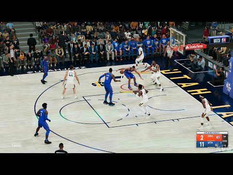 NBA 2K22 - Oklahoma City Thunder vs Utah Jazz - Gameplay (PS5 UHD) [4K60FPS]