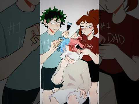 Todoroki Dyes His Hair!? (MHA) #deku #uraraka #todoroki