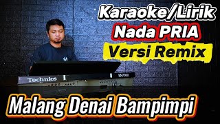 Download lagu MALANG DENAI BAMIMPI ( Silva Hayati ) Versi Remix - Karaoke/Lirik Nada PRIA mp3