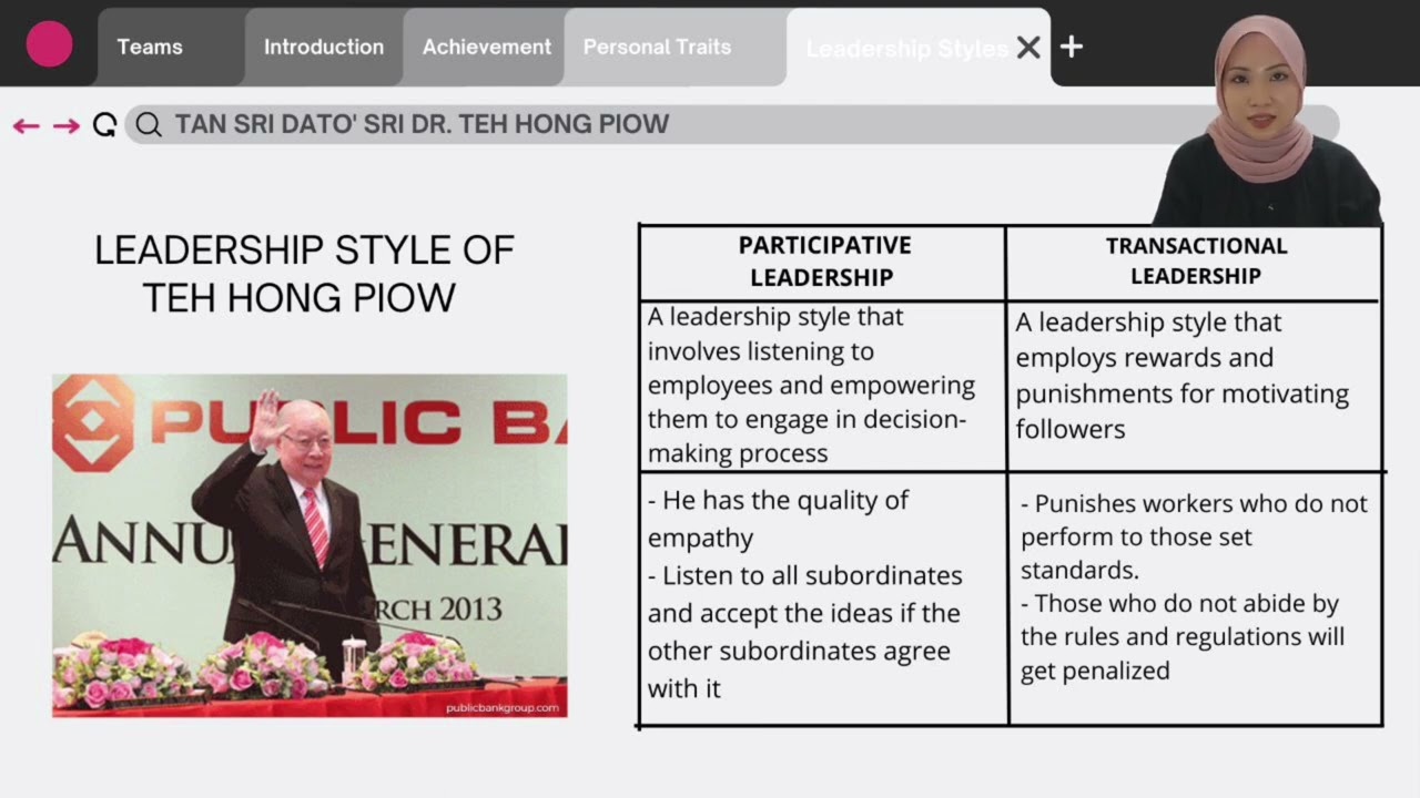 MGT420 Assignment 2 - Comparison Between Two Successful Leaders