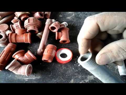 Making joints in threadable polyethylene pipe