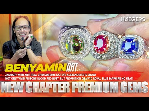 BENYAMIN ART & HAIGERS ⚡ January Gemstone Collection Blossoms! Real Alexandrite Chrysoberyl!