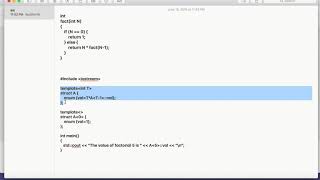 Compile time programming C++ - factorial compute (metaprogramming)