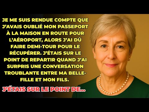 HISTOIRE VRAIE: Je suis revenu de l'aéroport et j'ai entendu une conversation inquiétante entre...