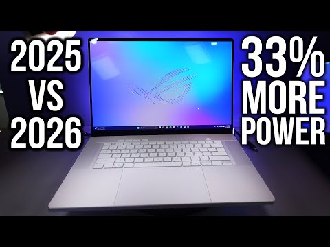 2026 Asus Zephyrus G16 vs 2025 Zephyrus G16  - Huge 33% GPU Power Increase, 1100 Nits, Intel 386H