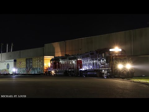 New rail customer: Mass Coastal MC-4 with boxcar from Red Line Freight Systems - 11/30/2023