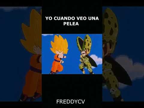 Mi pelea Goku vs cell meme - DyTrolo #dytrolo #momentosdivertidos #god #shorts #random #dytrolope