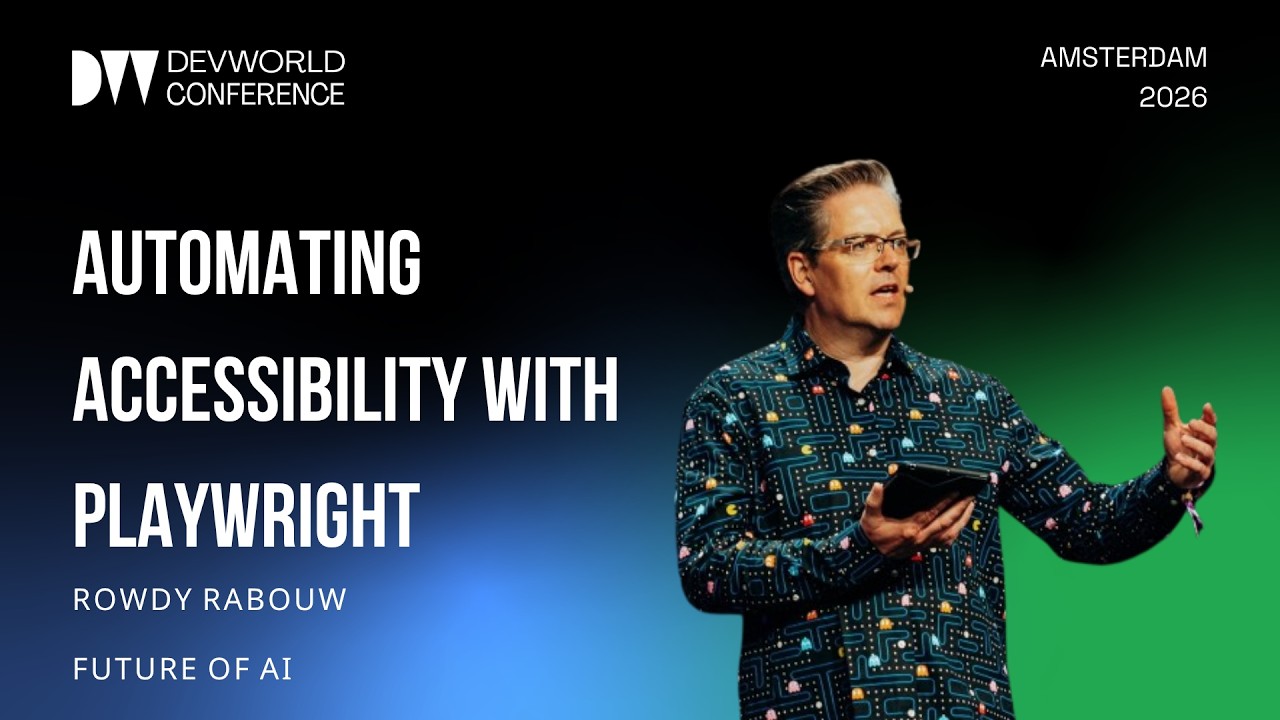 Rowdy Rabouw - Automating Accessibility with Playwright