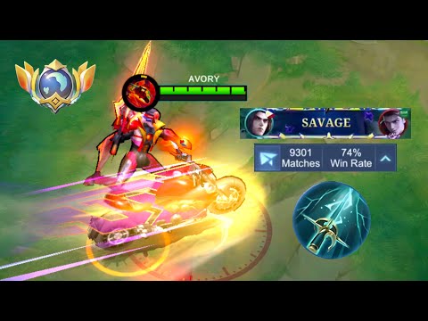 SAVAGE! GLOBAL LEOMORD 9000 MATCHES! INTENSE MATCH! - Avory | MLBB