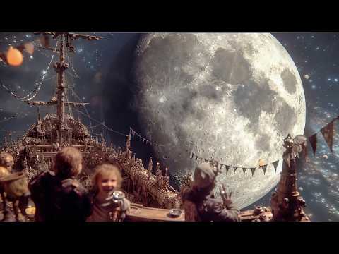 Retrofutura — The Steam Fleet: Grand Voyage to the Moon | AI 4K