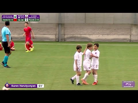 Gandzasar-Yerevan 13 (1-9) Pyunik 2-13 (09.05.23) 2022-23 AJC U10/M1, Matchday 11