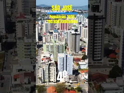 Top 10 Cidades de SANTA CATARINA por População (Estimativa 2025 IBGE)