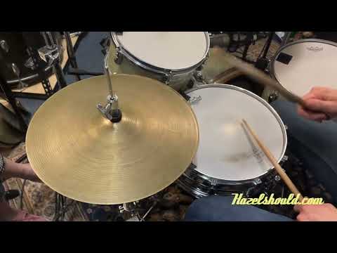 1960s Zildjian New Beat 14” Hi Hats 813 1252 g