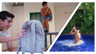 From School To Pool in 7 Seconds (Escape School Easy!)