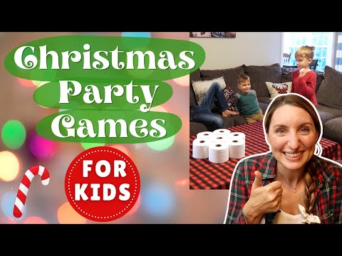 5 SUPER FUN Kids Christmas Games!! Christmas Party Games