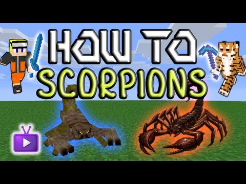 Minecraft How To: Mo' Creatures - Taming Scorpions
