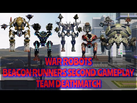 Beacon Runners Have To Fight In Team Deathmatch (WAR ROBOTS Gameplay)