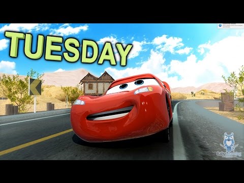 Learn the Days of the Week with Lightning McQueen from CARS