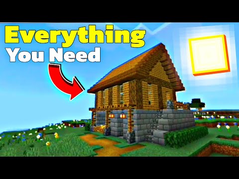 H4 SHOW - Minecraft Starter House Tutorial || How to build a starter house